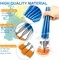 1 inch Flat Paint Brushes for Acrylic Painting,12 Pieces Large Synthetic Paint Brushes Bulk with Wooden Handle for Acrylic, Watercolor, Oil, Crafts, Face Body Art Robin